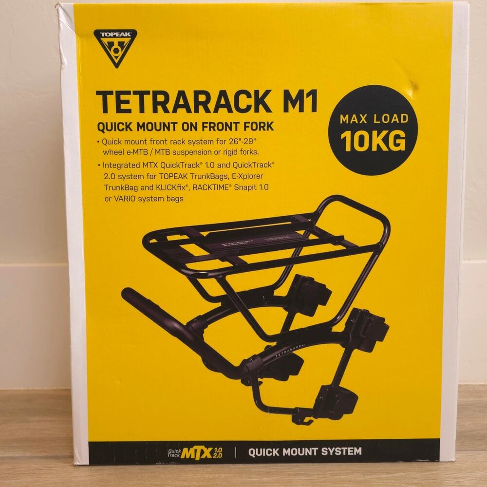 Topeak TetraRack M1 Front Bike Rack Quick Mount MTB Touring Carrier New